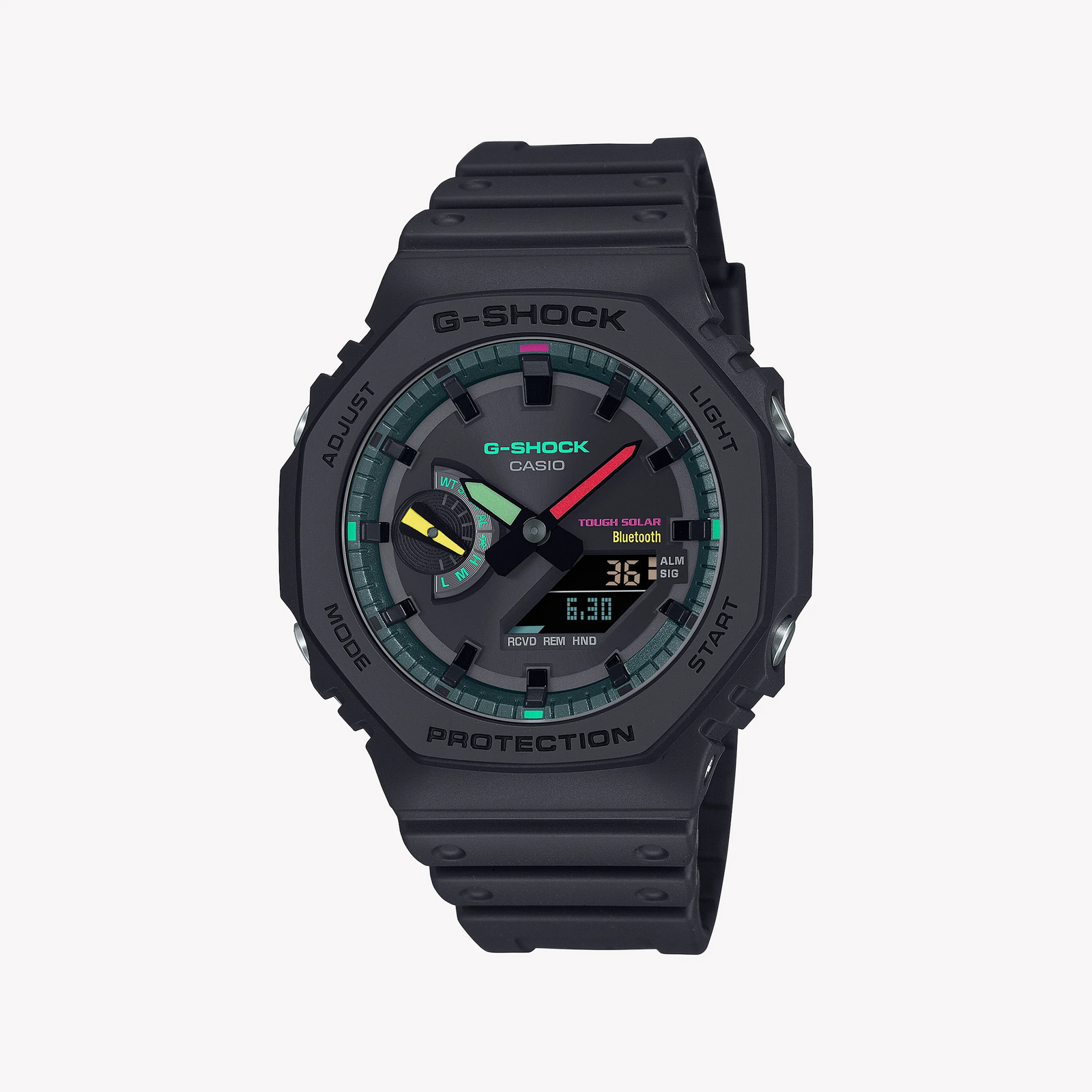 G-Shock Men's Matte Black Resin Watch, Digital Display | Ga-B2100mf-1adr by i-watch