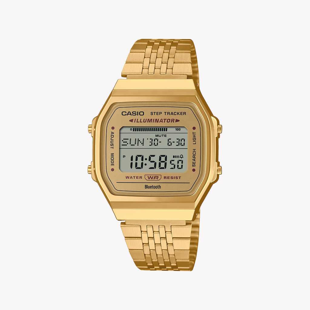 CASIO ABL-100WEG-9AEF - ELEGANT TIMEPIECE - SOPHISTICATED GOLD RESIN WATCH WITH METAL BAND