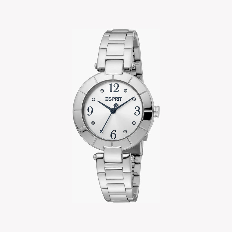 Esprit Women's Silver Stainless Steel Watch, Silver Dial | Es1l195m0035 by i-watch