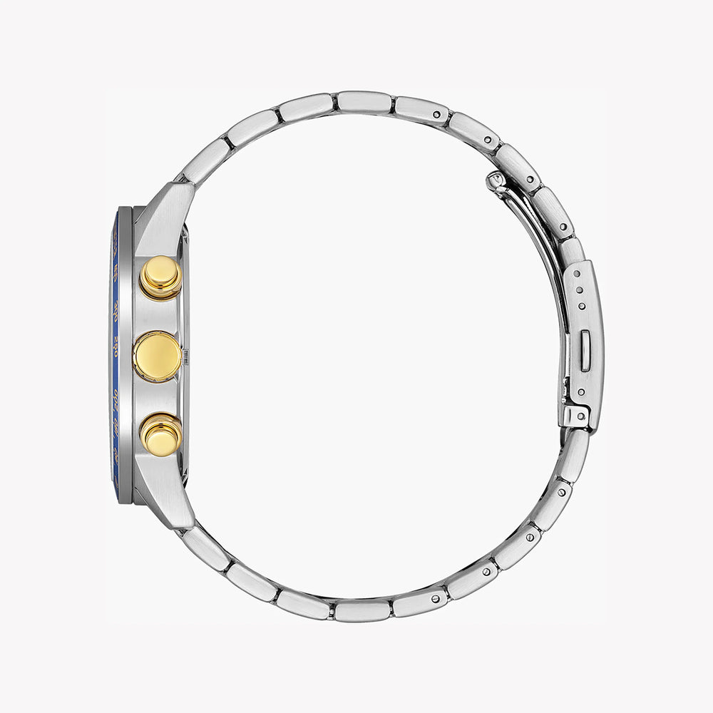 Citizen Men's Blue Stainless Steel, Silver & Gold | An3686-53a by i-watch