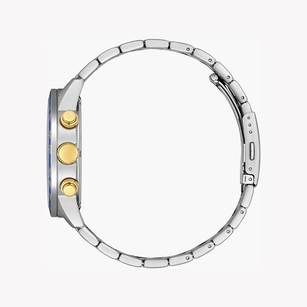 Citizen Men's Blue Stainless Steel, Silver & Gold | An3686-53a by i-watch