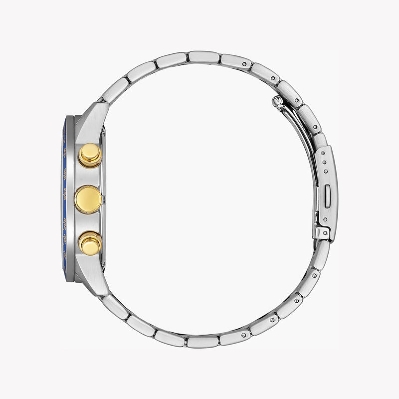 Citizen Men's Blue Stainless Steel, Silver & Gold | An3686-53a by i-watch