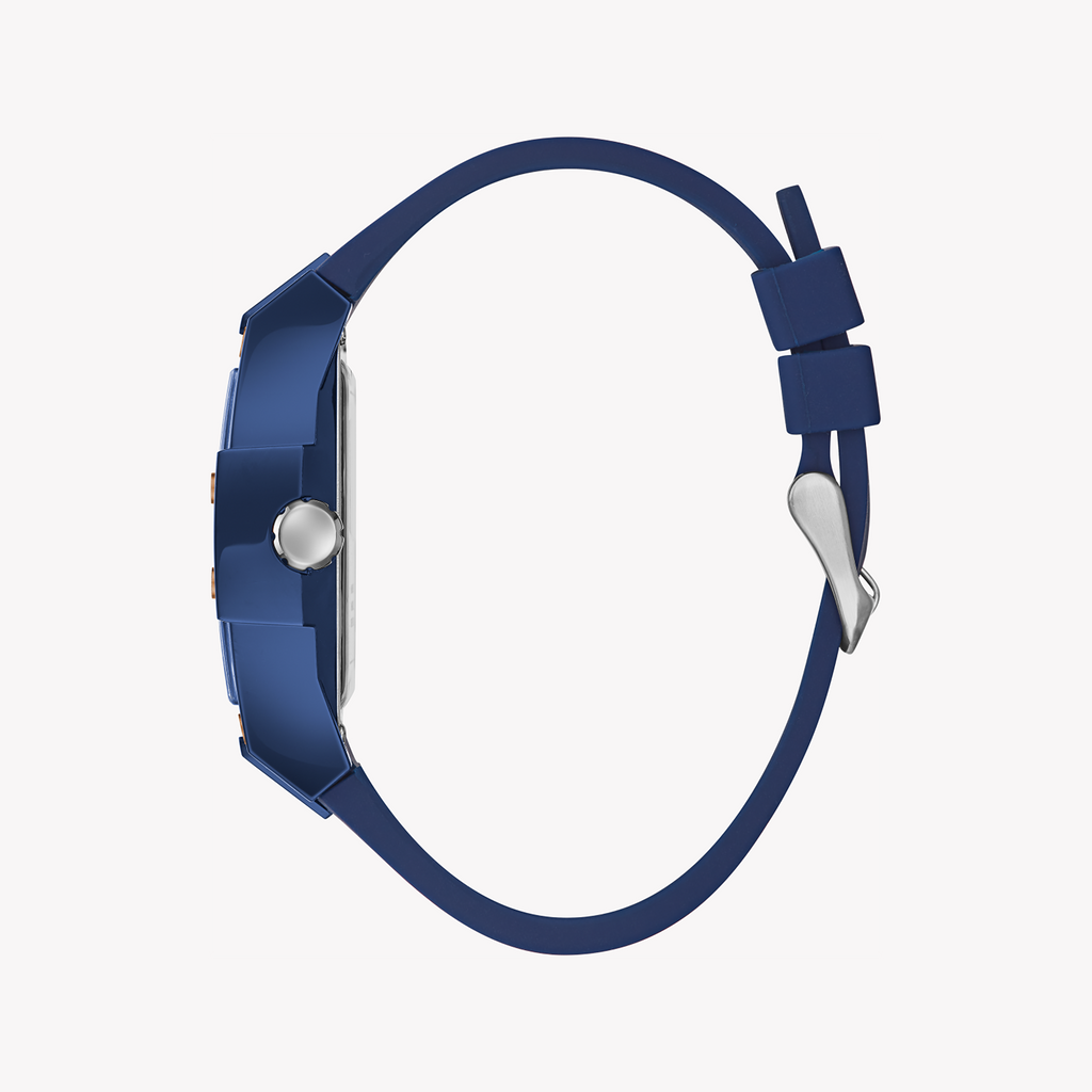 GUESS GW0203G7 BOLD BLUE STRIDE - MEN'S STYLISH QUARTZ WATCH WITH SILICONE BAND-i-Watch-2