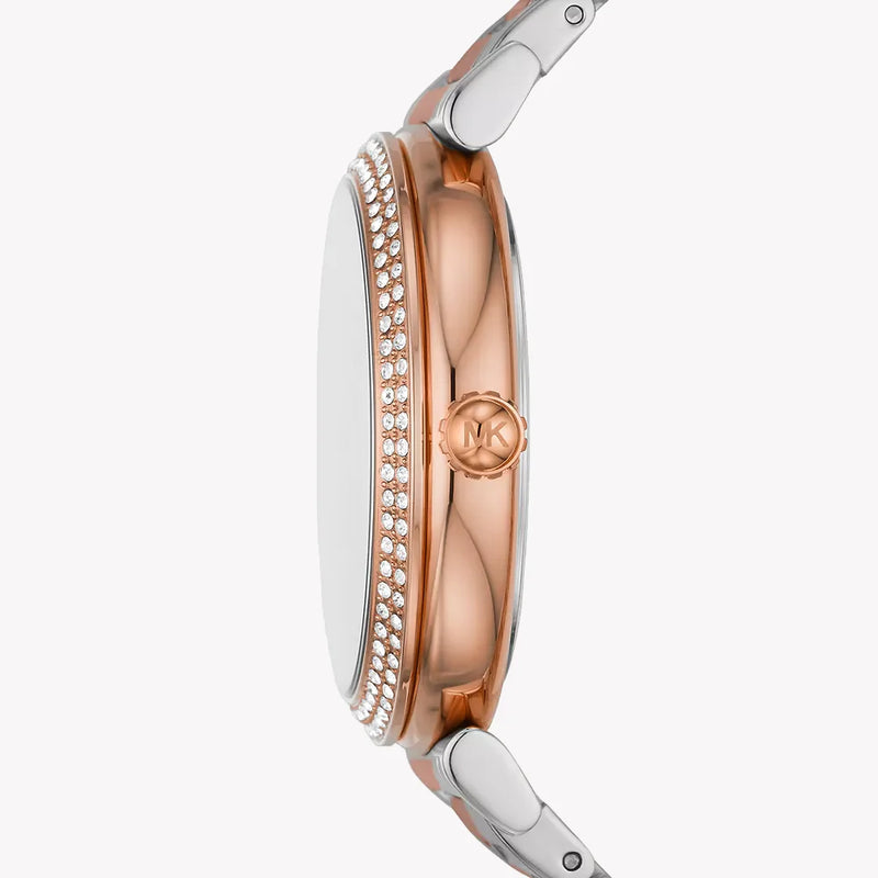 Michael Kors Women's Rose Gold Watch, Silver-Rose Gold Band | Mk4616 by i-watch