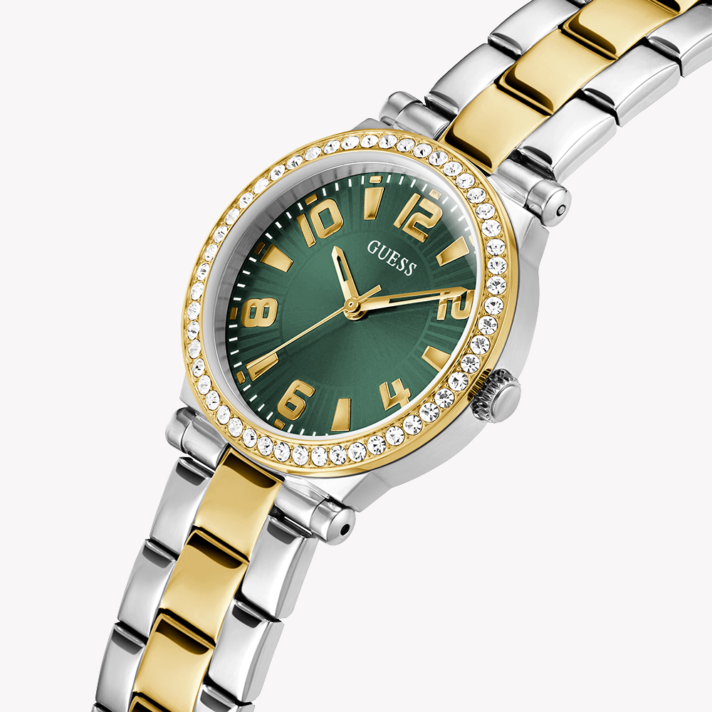 GUESS GW0686L2 - CHIC GOLD & GREEN STATEMENT WOMEN'S WATCH - FASHION MEETS FUNCTIONALITY-i-Watch-5