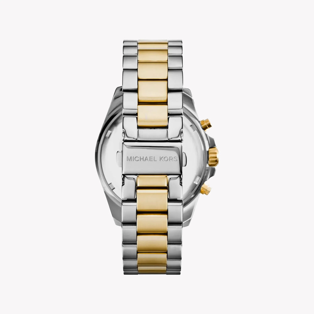 Michael Kors Men's Silver-Gold Watch, Blue Dial | Mk5976 by i-watch