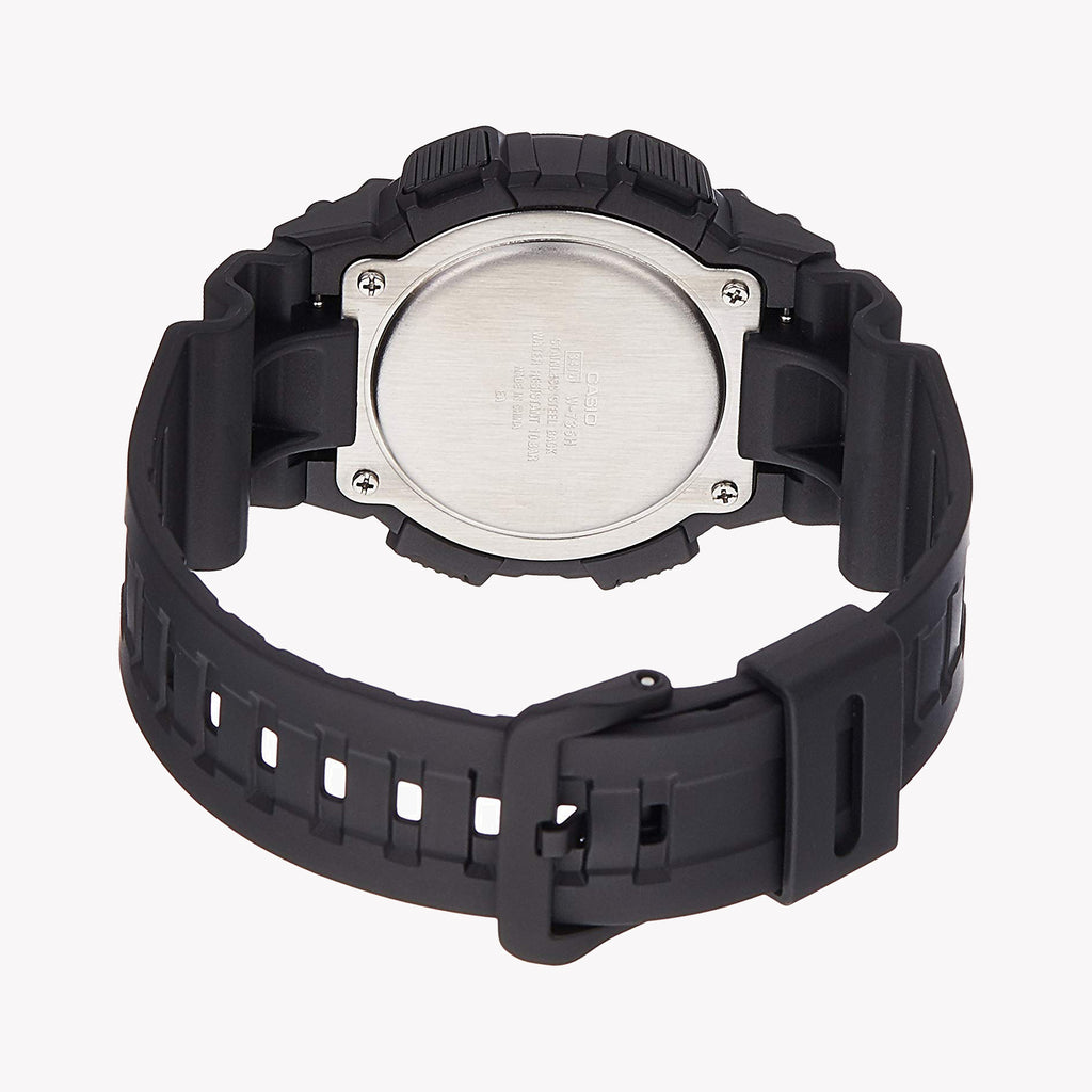 CASIO W-735H-1AVDF ACTIVE SPORT - RUGGED ELEGANCE MEN'S WATCH with bold black resin band and essential digital features-i-Watch-2