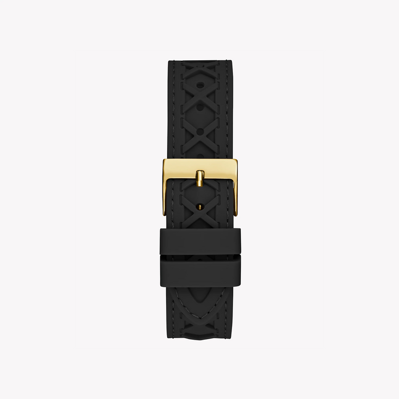 Guess Unisex Gold Watch, Black Dial | Gw0599l2 by i-watch