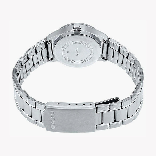 Seiko Men's Silver Stainless Steel Watch, Black Dial | Mtp-V006d-1budf by i-watch