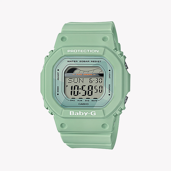 Casio Baby-G Blx-560-3dr - Bold & Active Unisex Watch With Vibrant Green Case And Digital Dial by i-watch