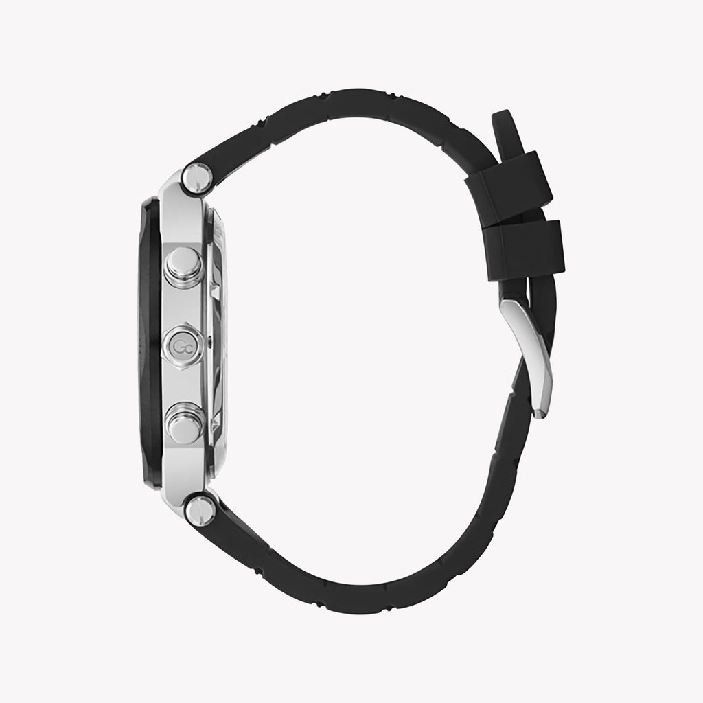 GUESS COLLECTION Y69002G7MF - BOLDLY CLASSIC MEN'S WATCH WITH BLUE DIAL & SILVER CASE-i-Watch-2