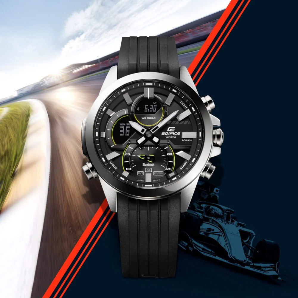 EDIFICE ECB-30P-1AEF - DYNAMIC VERSATILITY MEN'S WATCH WITH SLEEK DESIGN & PRECISION MOVEMENT-i-Watch-4