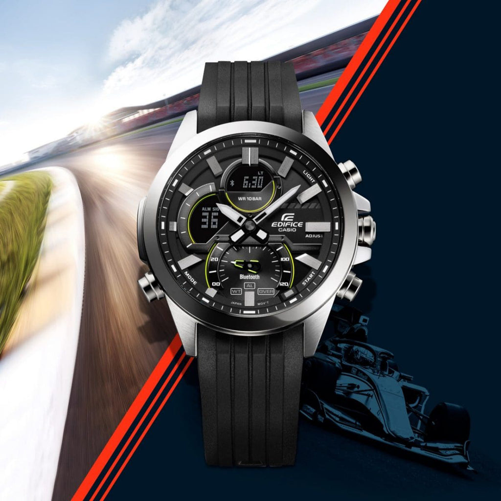 EDIFICE ECB-30P-1AEF - DYNAMIC VERSATILITY MEN'S WATCH WITH SLEEK DESIGN & PRECISION MOVEMENT-i-Watch-4