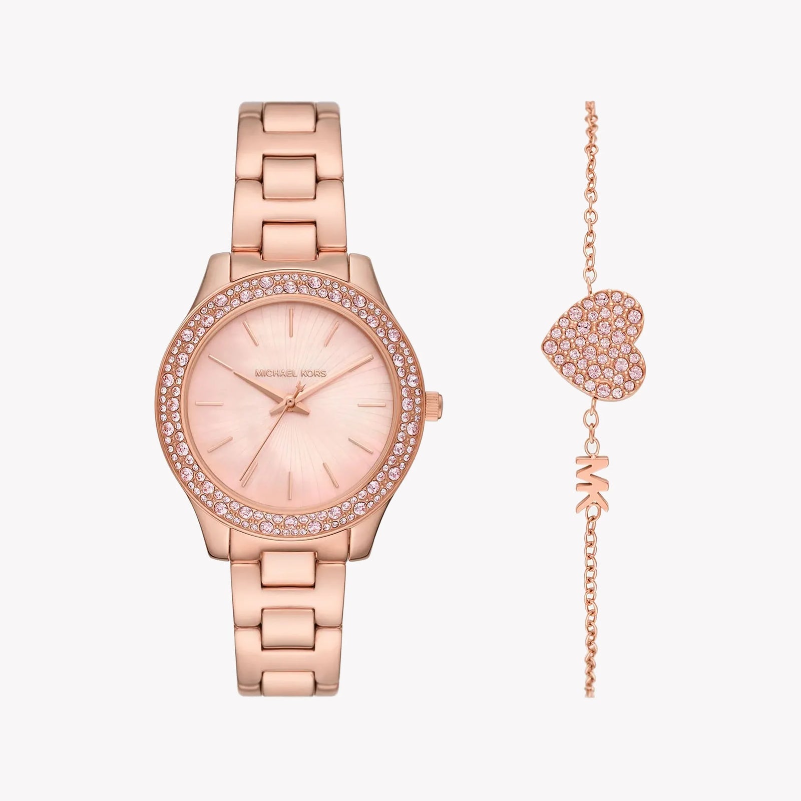 Michael Kors Women's Rose Gold Watch, Stainless Steel | Mk1068set by i-watch