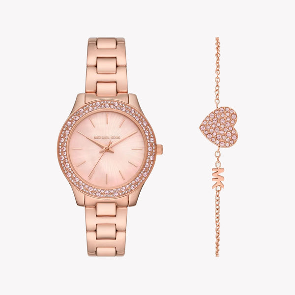 Michael Kors Women's Rose Gold Watch, Stainless Steel | Mk1068set by i-watch