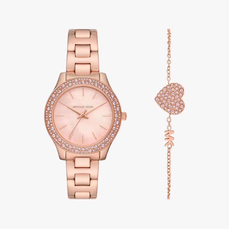 Michael Kors Women's Rose Gold Watch, Stainless Steel | Mk1068set by i-watch
