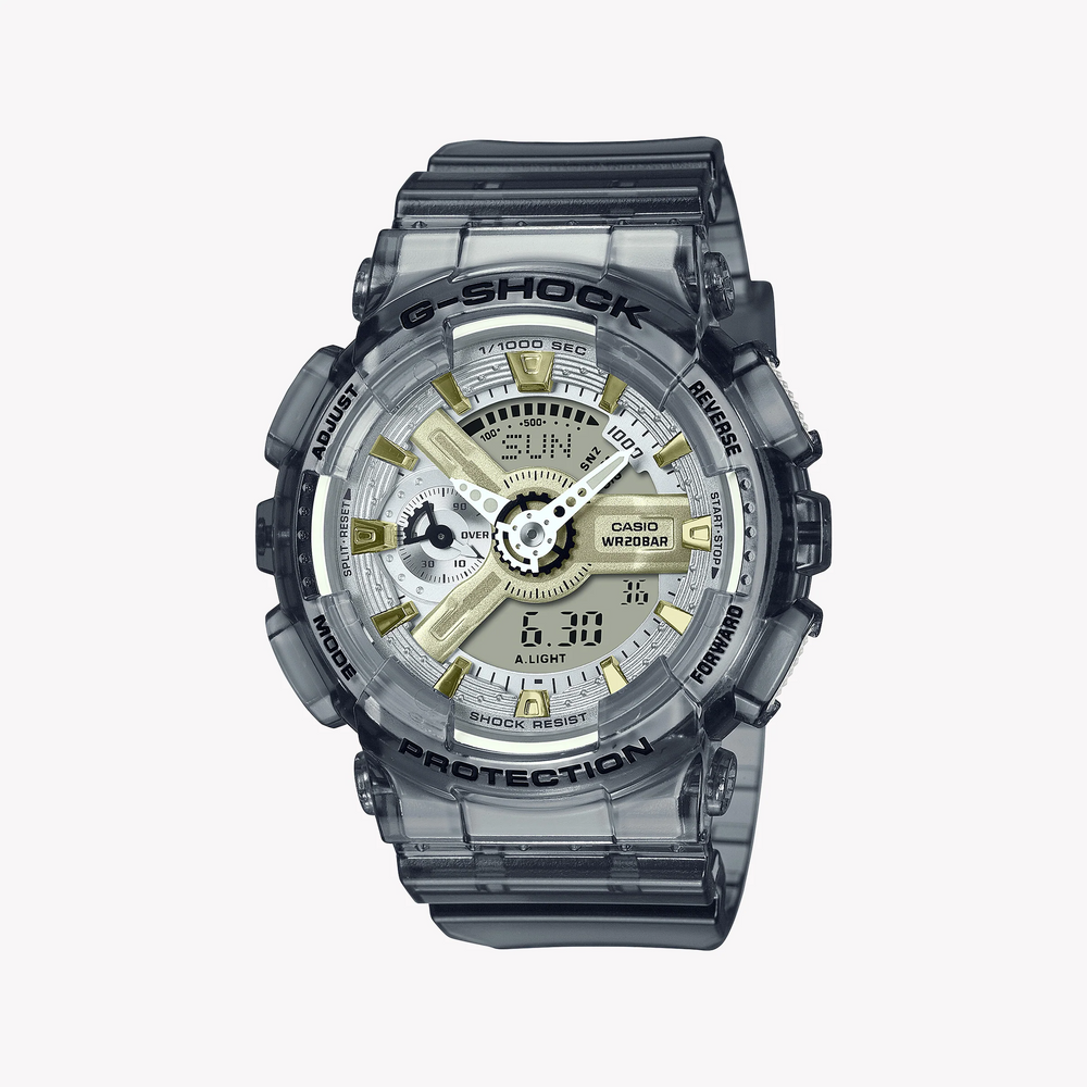 G-Shock Men's Gray Resin Watch, Digital Display | Gma-S110gs-8adr by i-watch