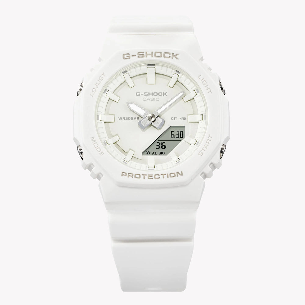 Casio G-Shock Men's White Resin Watch, White Dial | Gma-P2100-7aer by i-watch