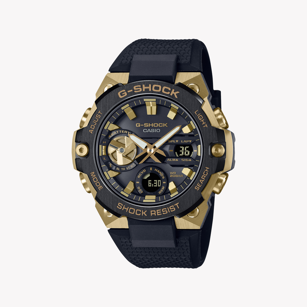 CASIO G-SHOCK GST-B400GB-1A9DR SPORTY ELEGANCE - MENS BLACK & GOLD ADVENTURE TIMEPIECE