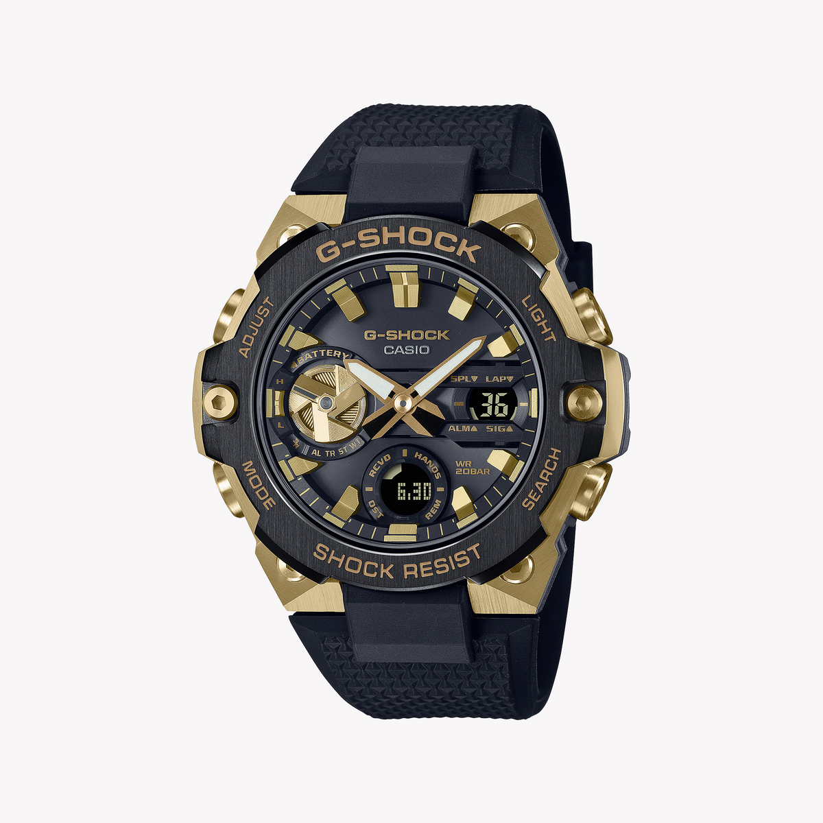 CASIO G-SHOCK GST-B400GB-1A9DR SPORTY ELEGANCE - MENS BLACK & GOLD ADVENTURE TIMEPIECE