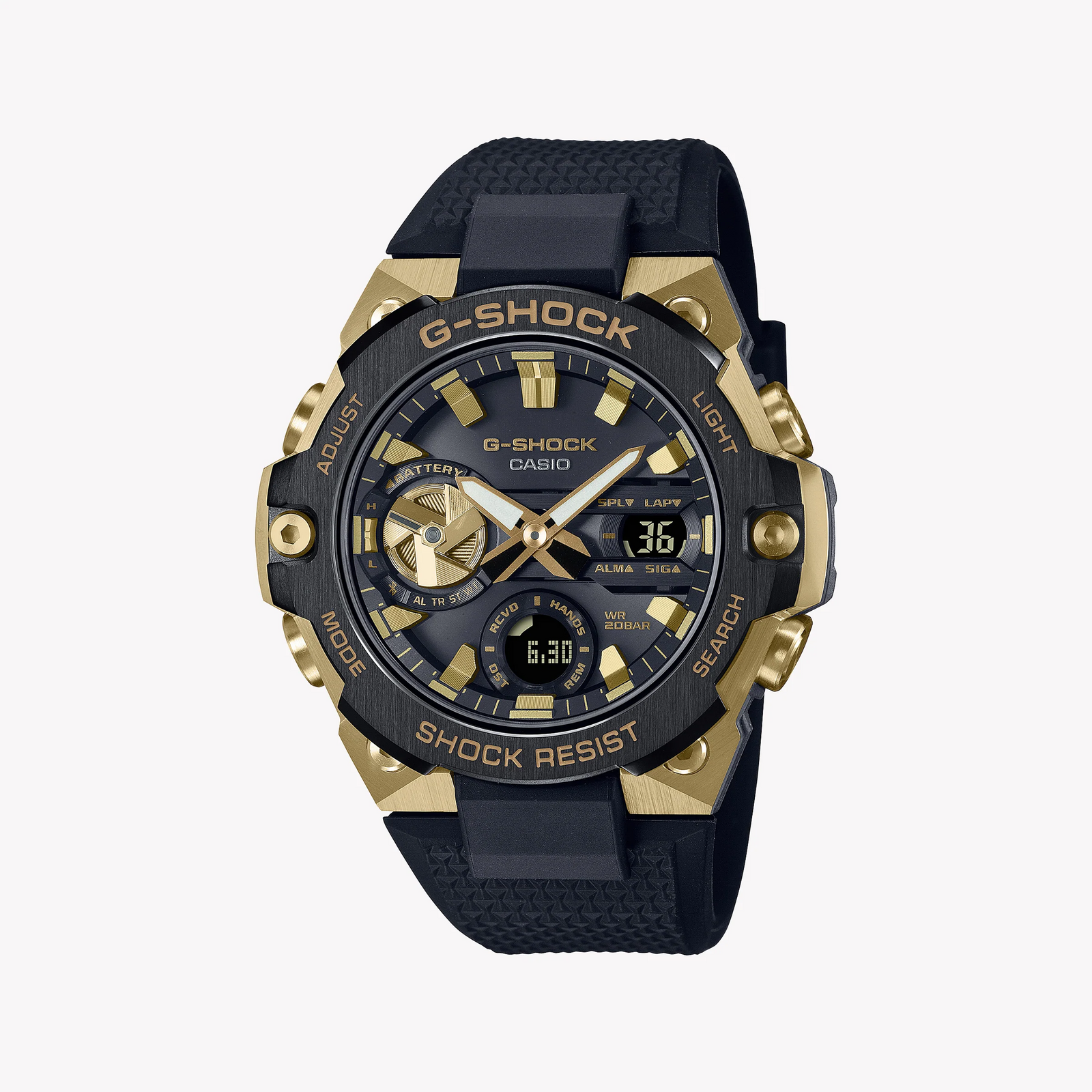Casio G-Shock Gst-B400gb-1a9dr Sporty Elegance - Mens Black & Gold Adventure Timepiece by i-watch