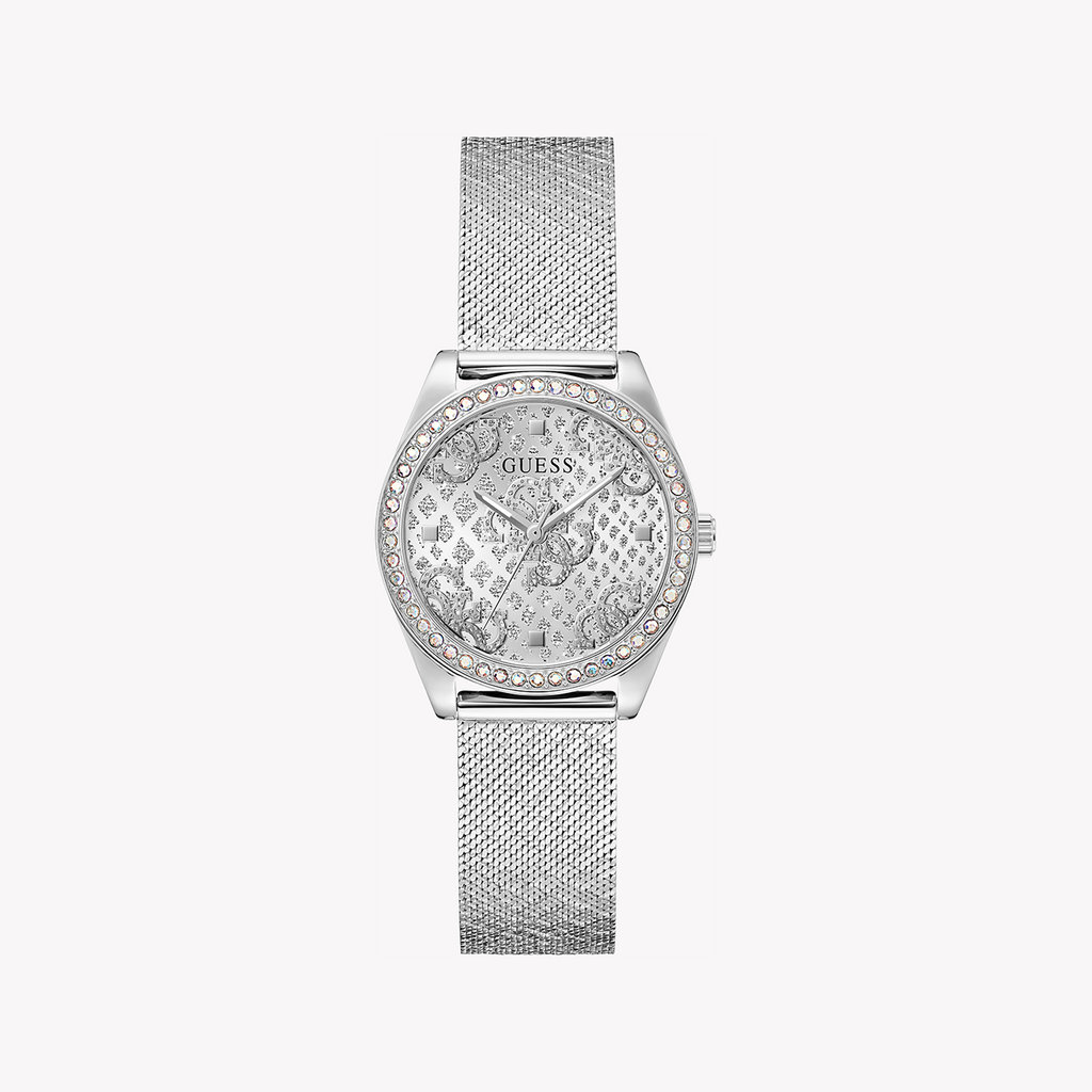 GUESS GW0748L1 RADIANT CHARM - ELEGANT SILVER TIMEPIECE FOR THE MODERN WOMAN