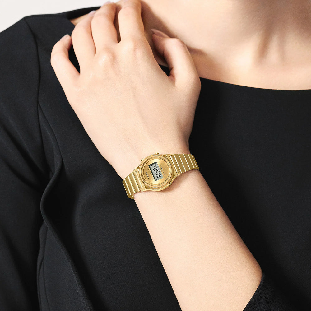 Casio Unisex Gold Resin & Stainless Steel Watch, Digital | La700weg-9a by i-watch