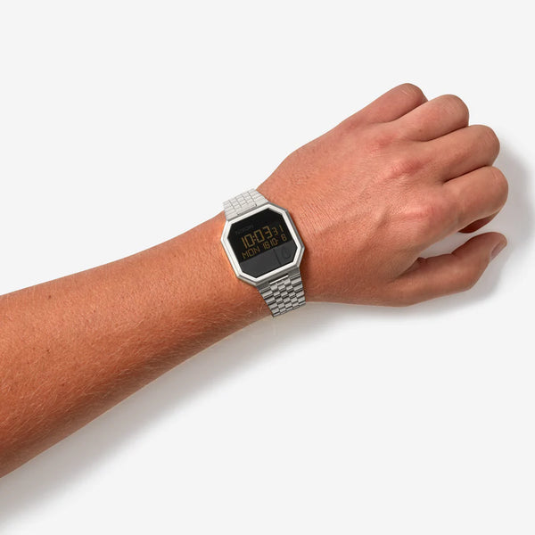 Nixon Men's Silver Watch, Digital Dial | A158-000 by i-watch