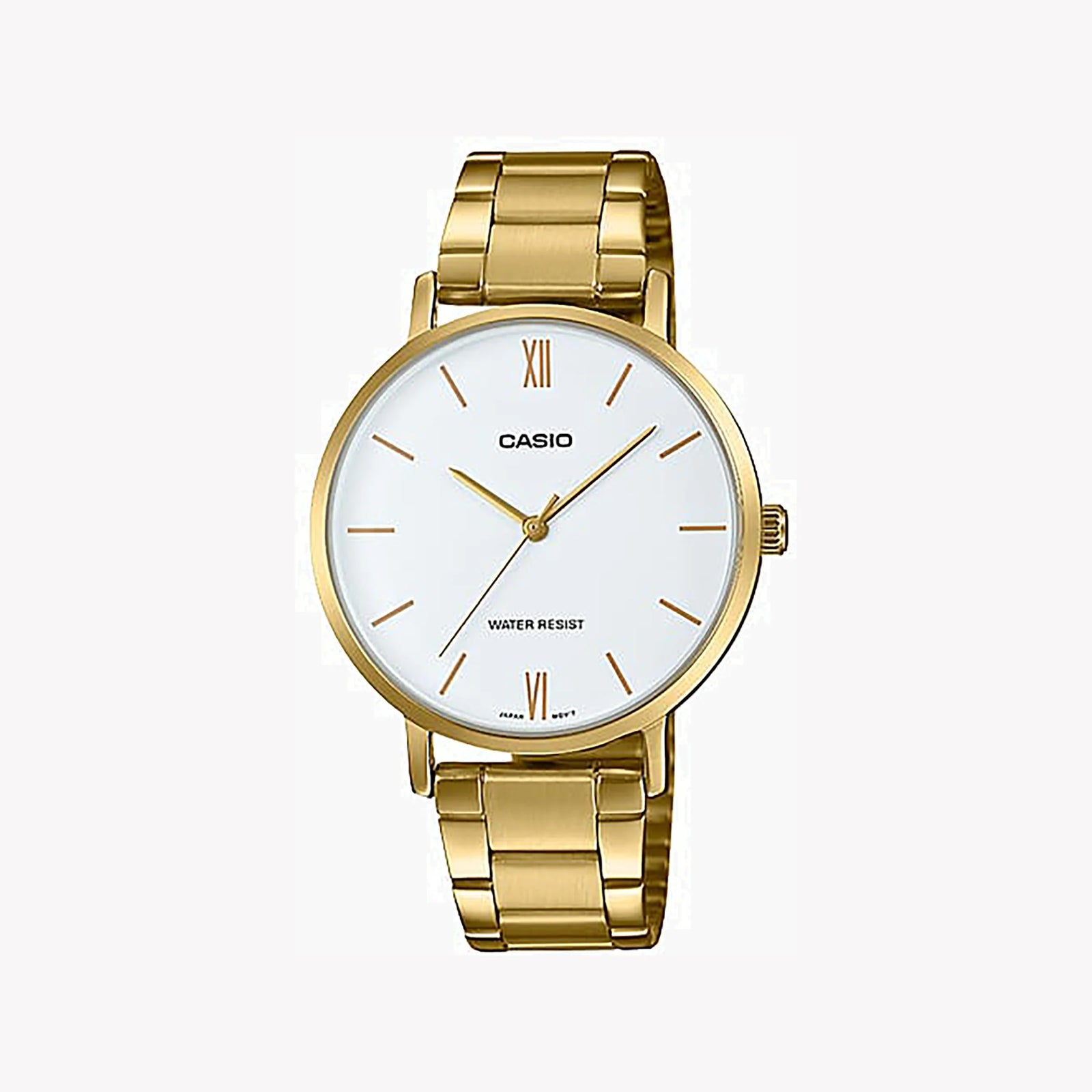 Casio Women's Gold Watch, White Dial | Ltp-Vt01g-7b by i-watch