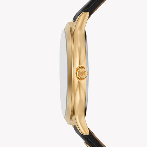 Michael Kors Women's Gold Watch, Black Leather | Mk7482 by i-watch