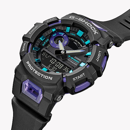 CASIO G-SHOCK GBA-900-1A6DR SPORTY ELEGANCE - MEN'S BLACK RESIN DIGITAL WATCH-i-Watch-3