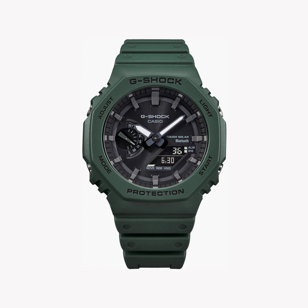 Casio G-Shock Ga-B2100-3adr Oak Dynamic - Sporty Green Men's Watch With Bluetooth & 200m Water Resistance by i-watch