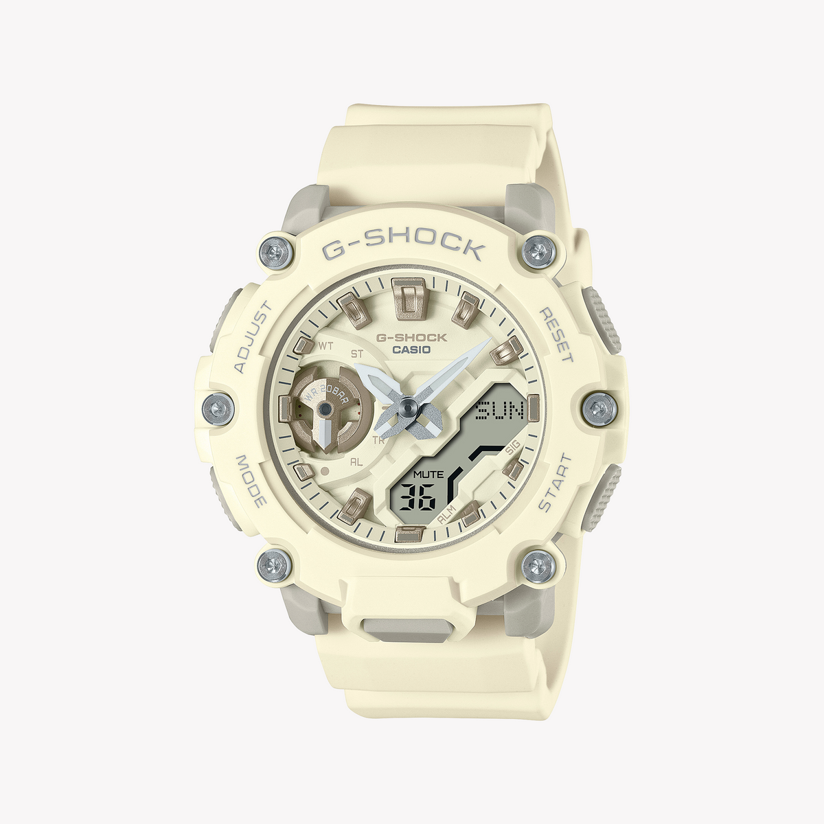 CASIO G-SHOCK GMA-S2200-7ADR - STYLISH ADVENTURER WOMEN'S WATCH IN WHITE RESIN