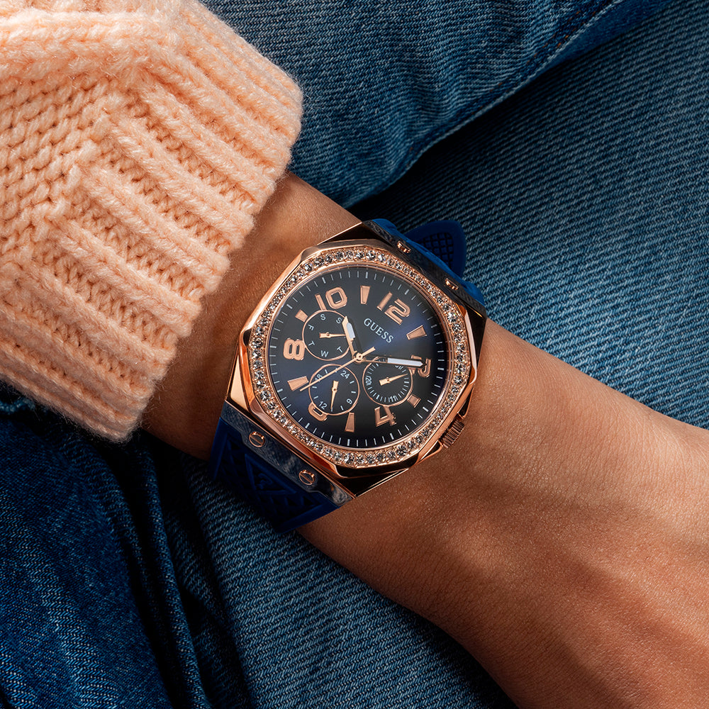 GUESS GW0694L4 RADIANT STYLE - BOLD BLUE & ROSE GOLD WOMEN'S WATCH-i-Watch-4