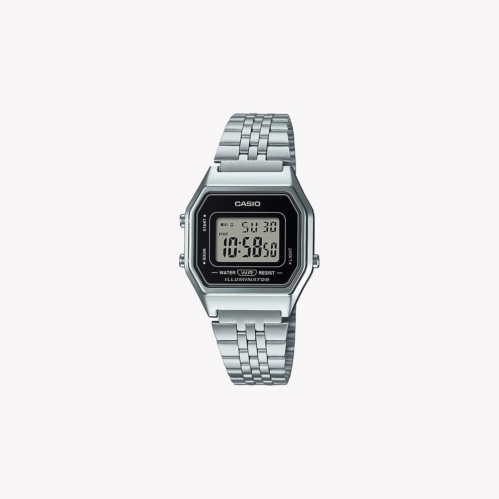 Casio Unisex Resin & Stainless Steel Watch, Silver Digital | La-680wea-1ef by i-watch