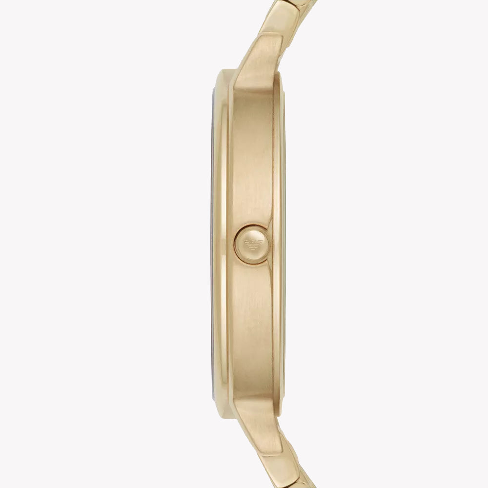 EMPORIO ARMANI AR11007 ELEGANT GOLD - TIMELESS WOMEN’S WATCH WITH WHITE DIAL AND STAINLESS STEEL BAND-i-Watch-2