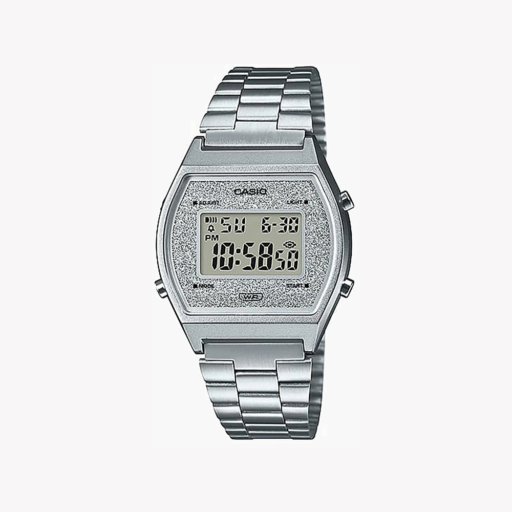 Casio Men's Silver Resin Watch, Stainless Steel Bracelet | B-640wdg-7df by i-watch