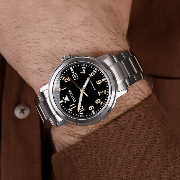Citizen Eco-Drive Aw1620-81e - Modern Classic Men's Timepiece With Stainless Steel Elegance by i-watch