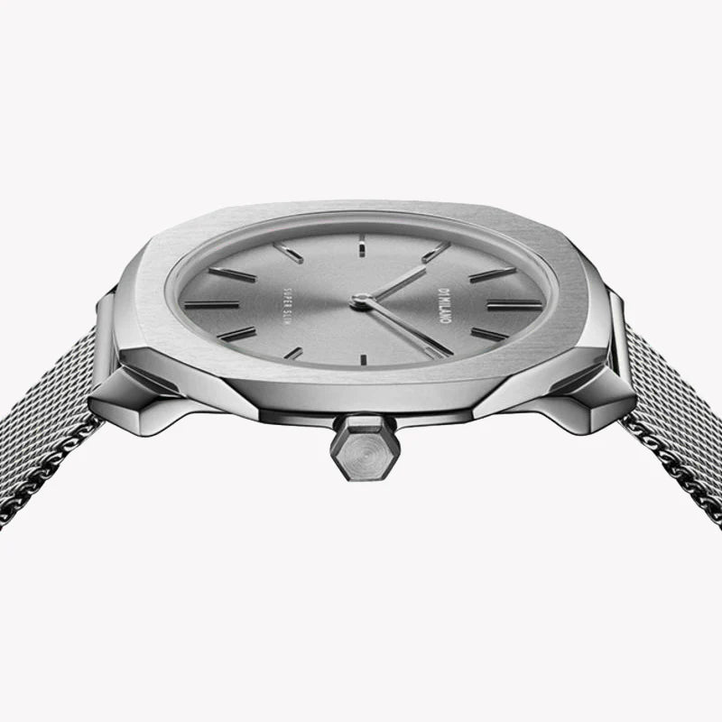 D1 MILANO Men's Silver Watch, Stainless Steel Band | SSML01 by i-watch
