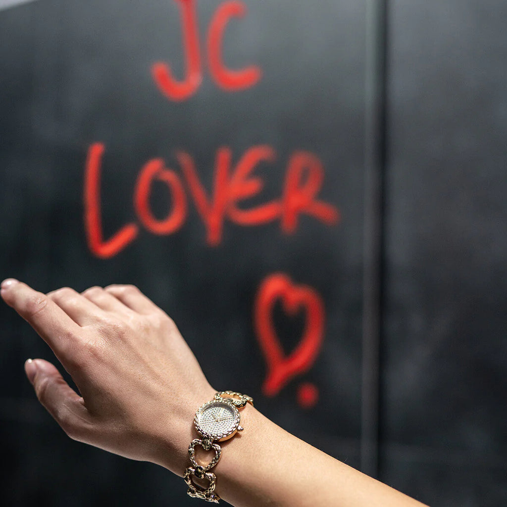 JUST CAVALLI Women's Watch with Gold Stainless Steel Case and Gold Stainless Steel Band-i-Watch-5