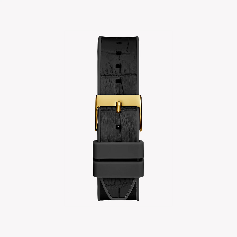 Guess Women's Gold Stainless Steel, Black Silicon | Gw0553l4 by i-watch