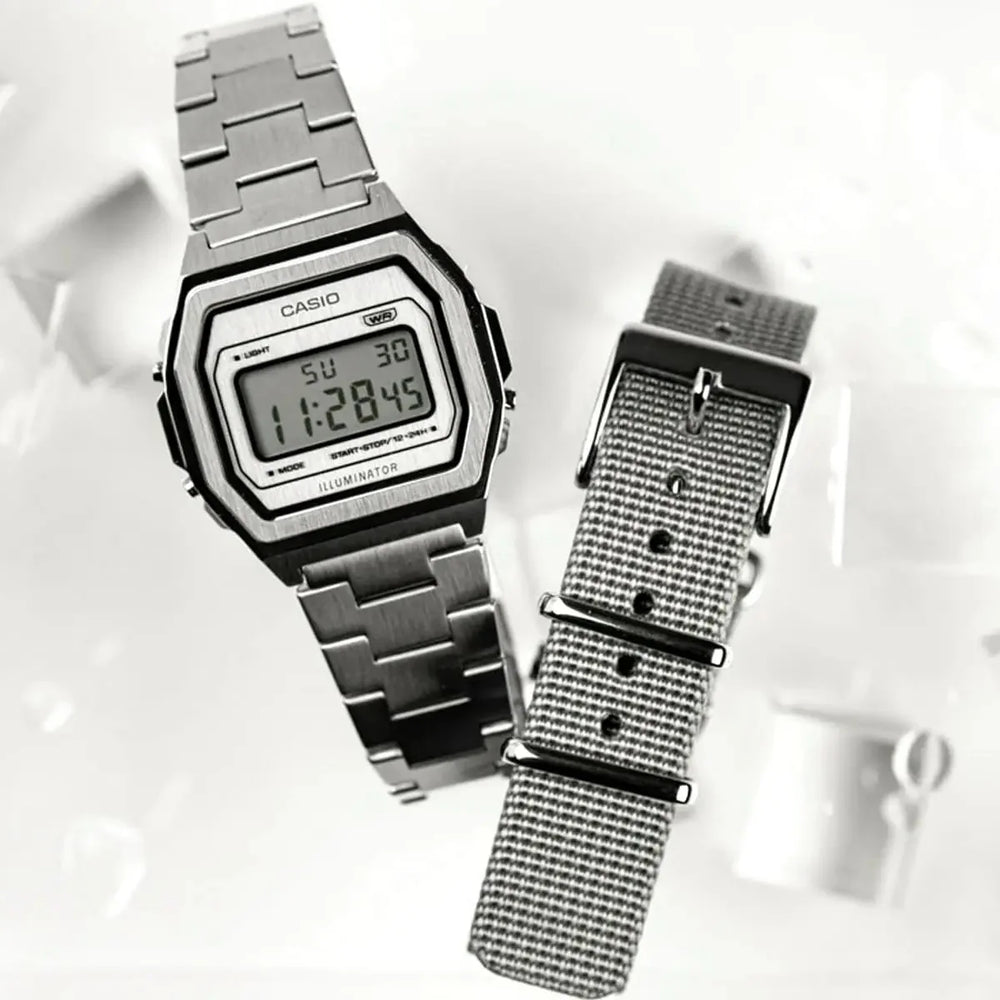 CASIO　A1000DN-7JR Full stainless steel Casio A1000DN-7 limited set includes metal