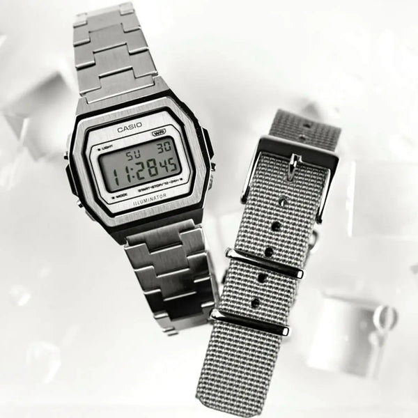 Casio Unisex Metal Watch, Splash Proof Design | A1000dn-7er by i-watch