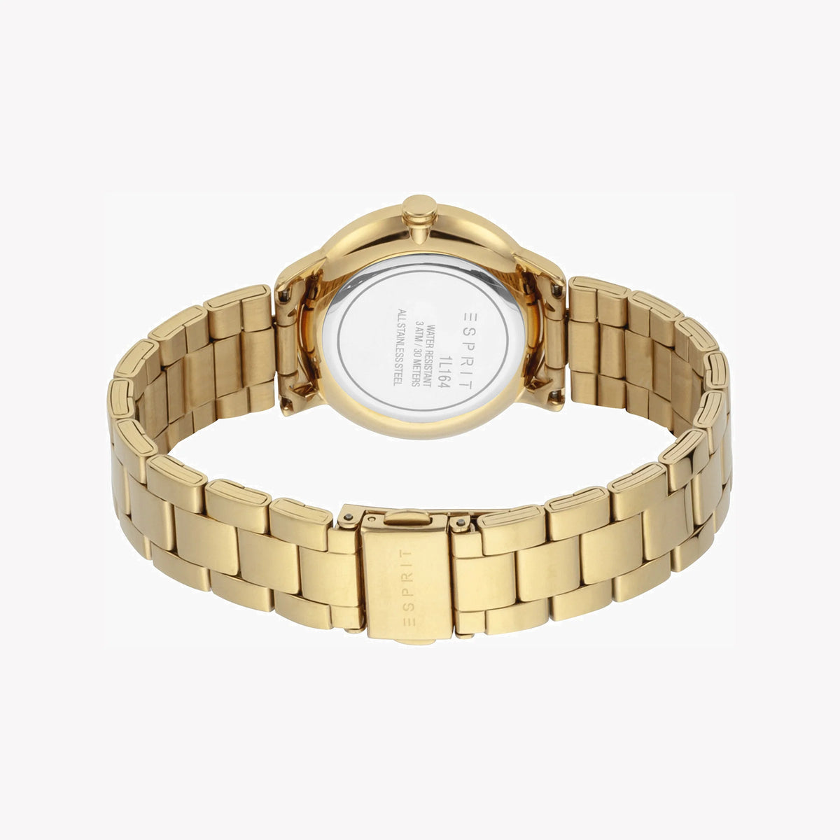 ESPRIT Women's Watch with Gold Stainless Steel Case and Gold Stainless Steel Band