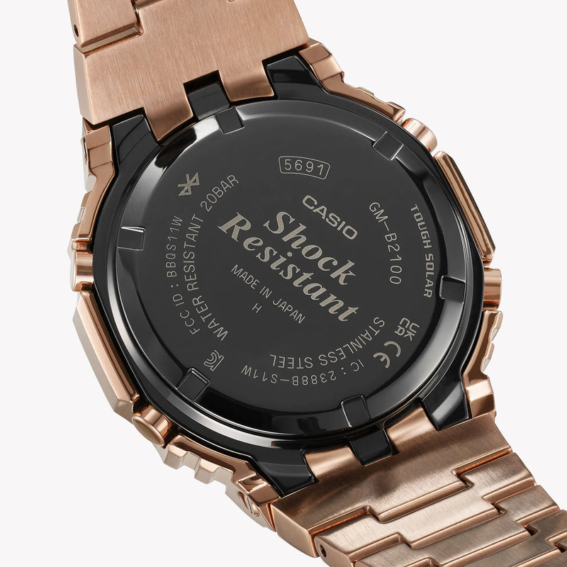 Casio G-Shock Gm-B2100gd-5adr Oak Shimmer - Elegant Rose Gold Men's Timepiece by i-watch