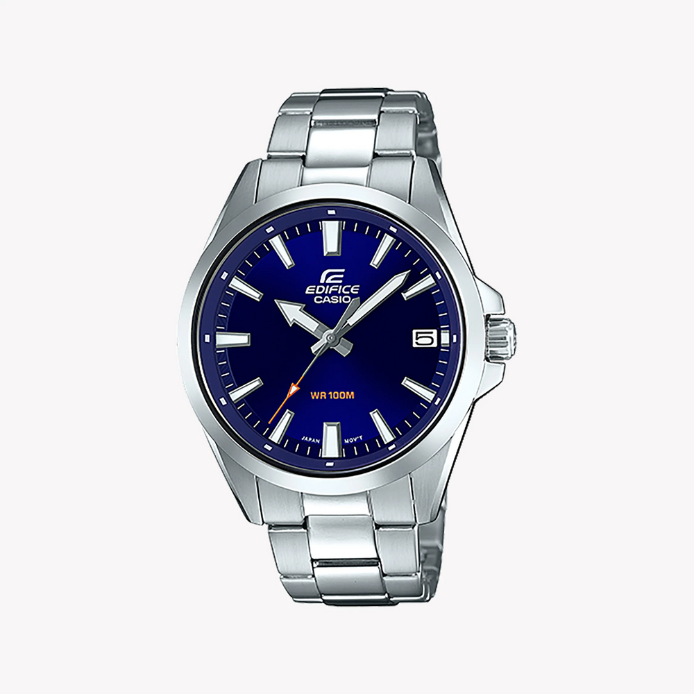 EDIFICE EFV-100D-2AVUEF - ELEGANT BLUE DIAL MEN'S ANALOG WATCH WITH STAINLESS STEEL BRACELET