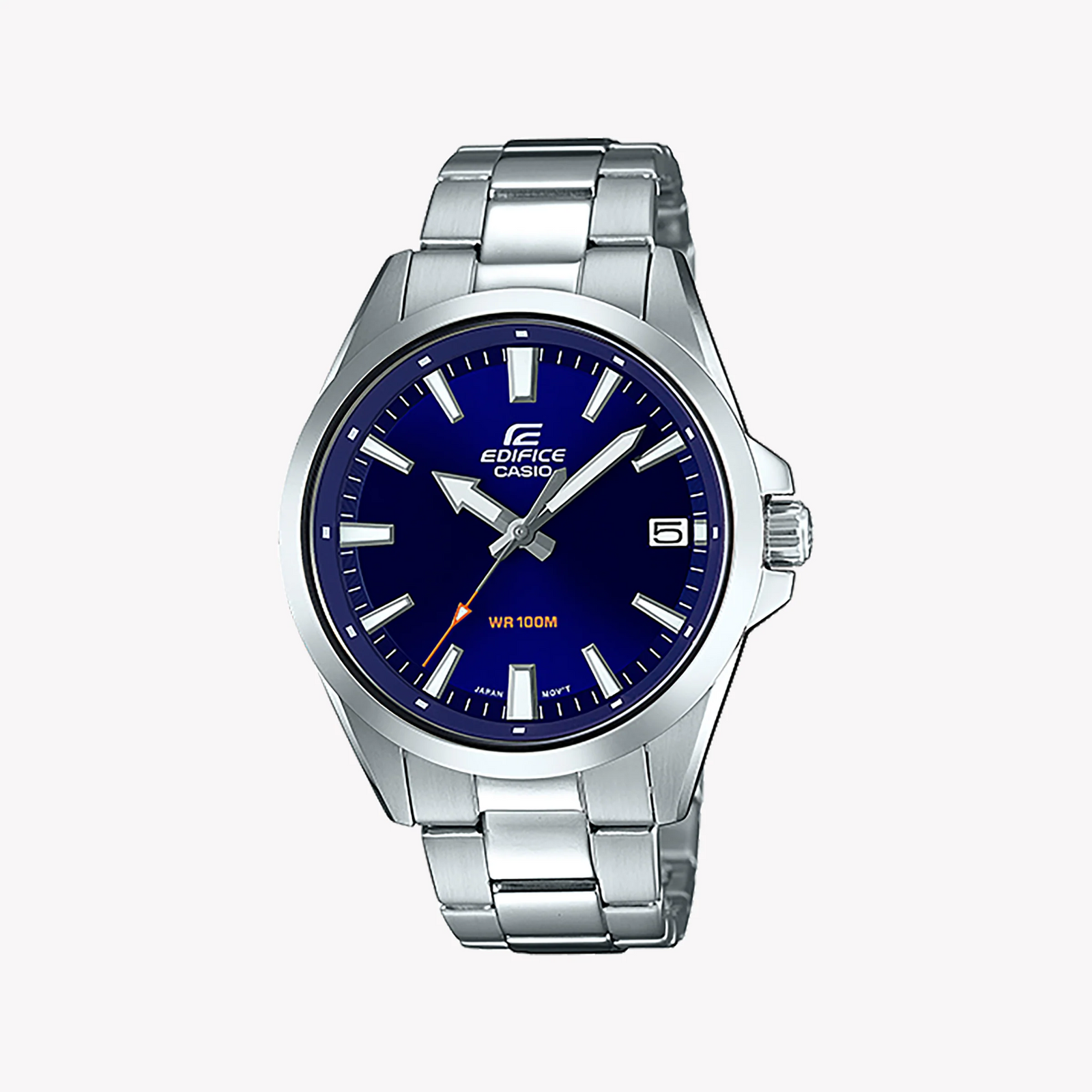 EDIFICE EFV-100D-2AVUEF - ELEGANT BLUE DIAL MEN'S ANALOG WATCH WITH STAINLESS STEEL BRACELET
