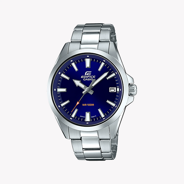 EDIFICE EFV-100D-2AVUEF - ELEGANT BLUE DIAL MEN'S ANALOG WATCH WITH STAINLESS STEEL BRACELET