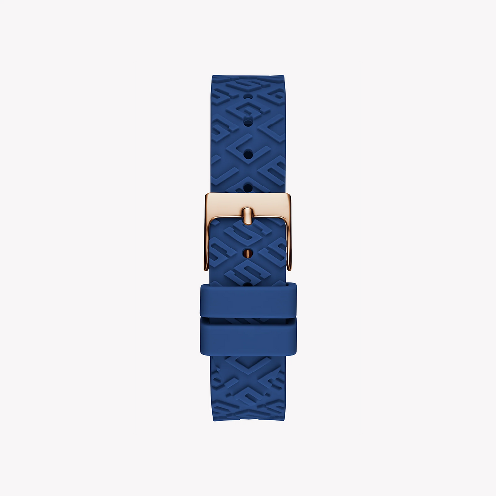 Guess Women's Blue Silicon Watch, Blue Dial | Gw0543l7 by i-watch