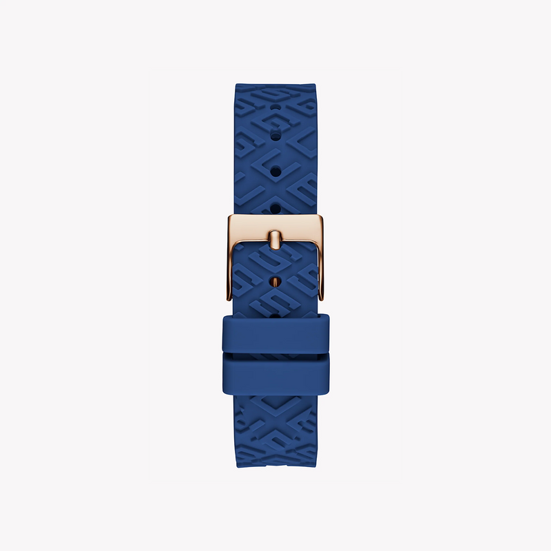 Guess Women's Blue Silicon Watch, Blue Dial | Gw0543l7 by i-watch